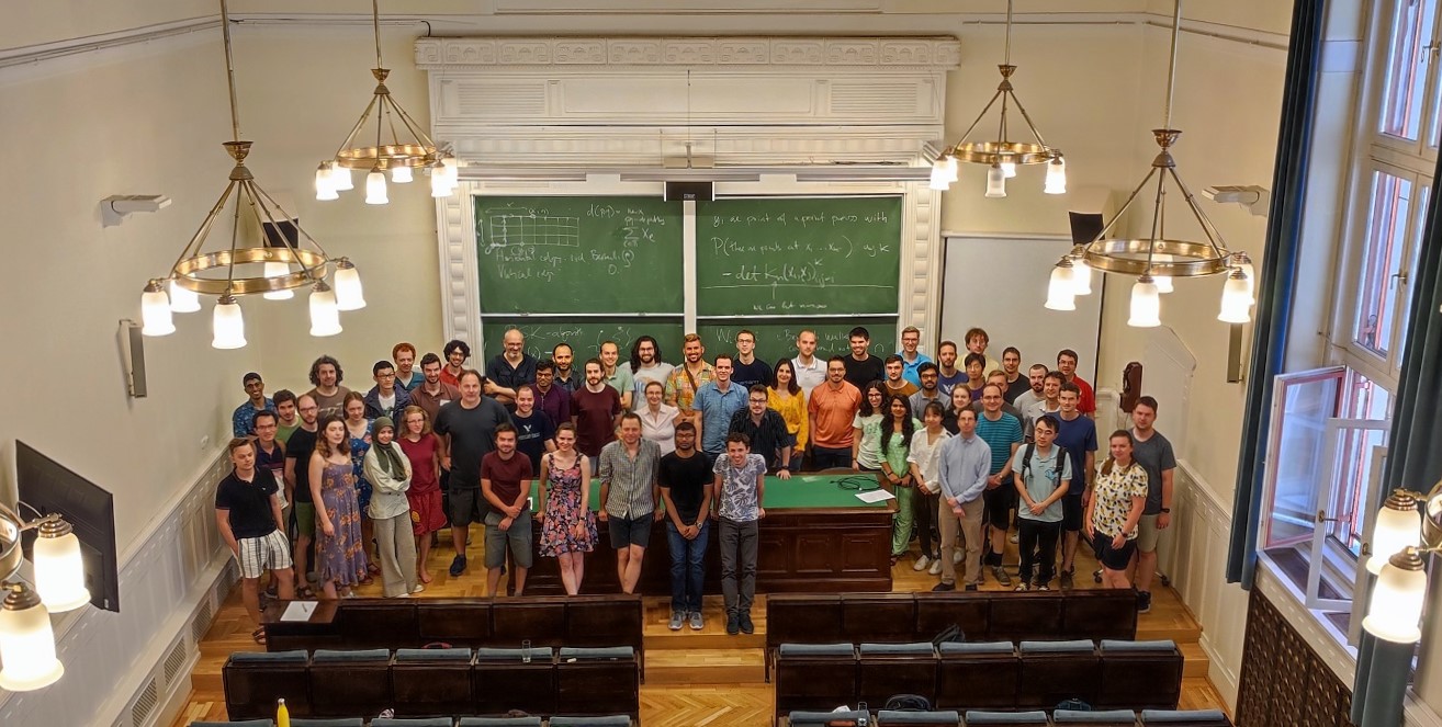 group photo for graphs, groups, stochastic processes summer school